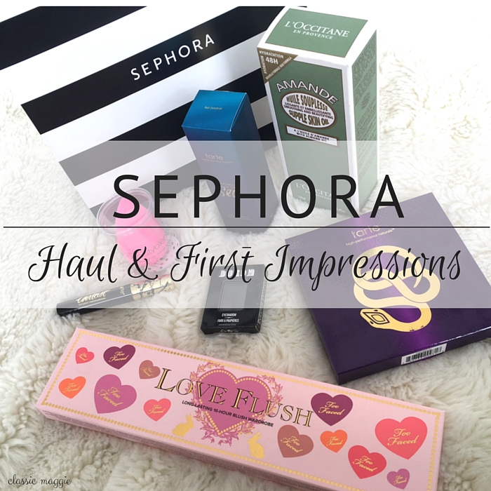Sephora Haul & First Impressions!
