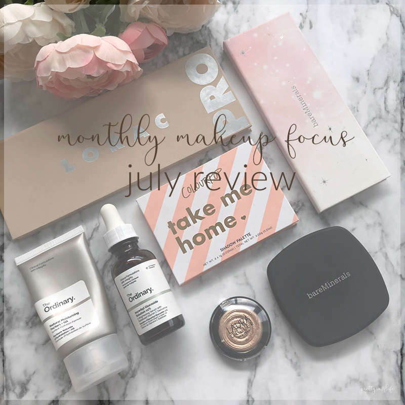 Monthly Makeup Focus – July Review